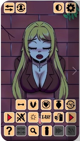 卡在墙上的女孩汉化版游戏截图1