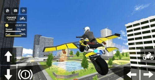 飞行摩托车模拟器破解版展示图2