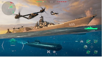 现代战舰破解版解锁所有战舰游戏截图1