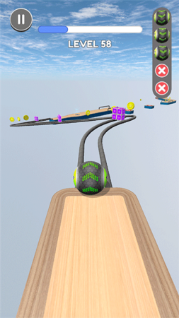 球球酷跑破解版无限金币版游戏截图1