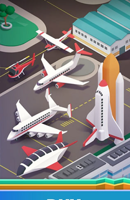 空闲机场大亨破解版钞票版游戏截图2