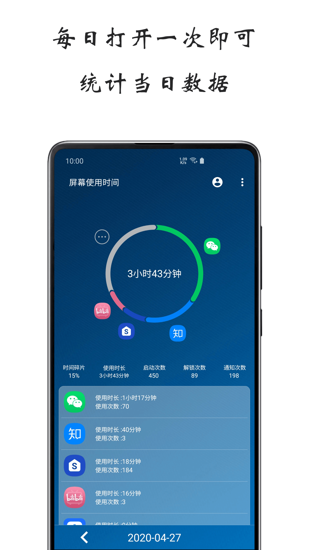 屏幕使用时间免费官方版软件展示图1
