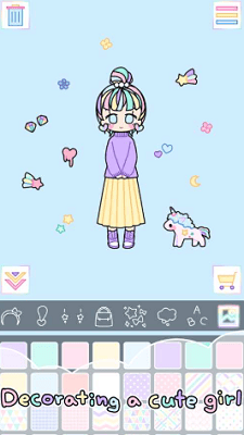粉彩女孩内购破解版展示图1
