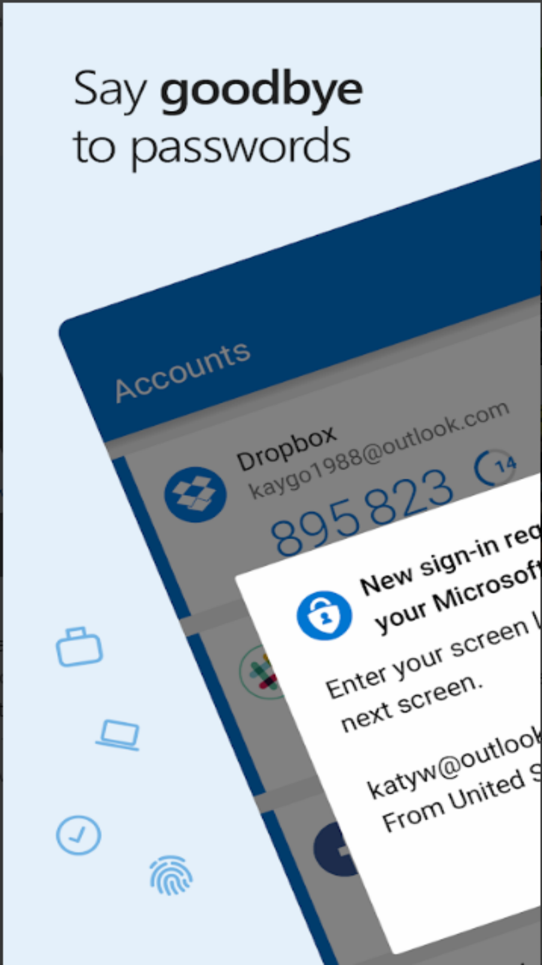 azure authenticator 手机官方版软件展示图1