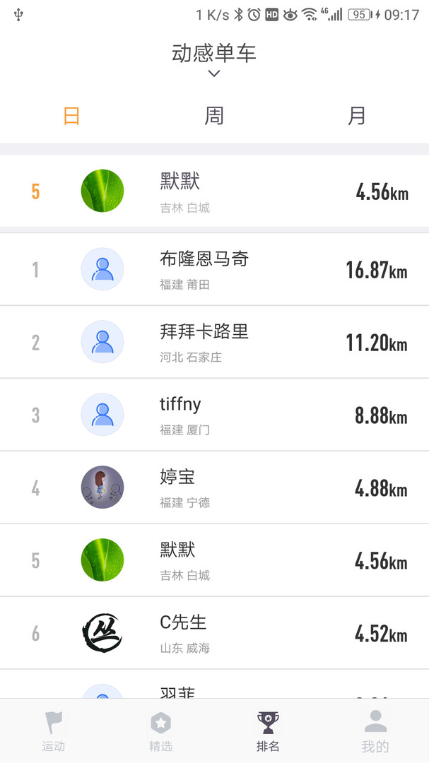 动骑app安卓版软件展示图4