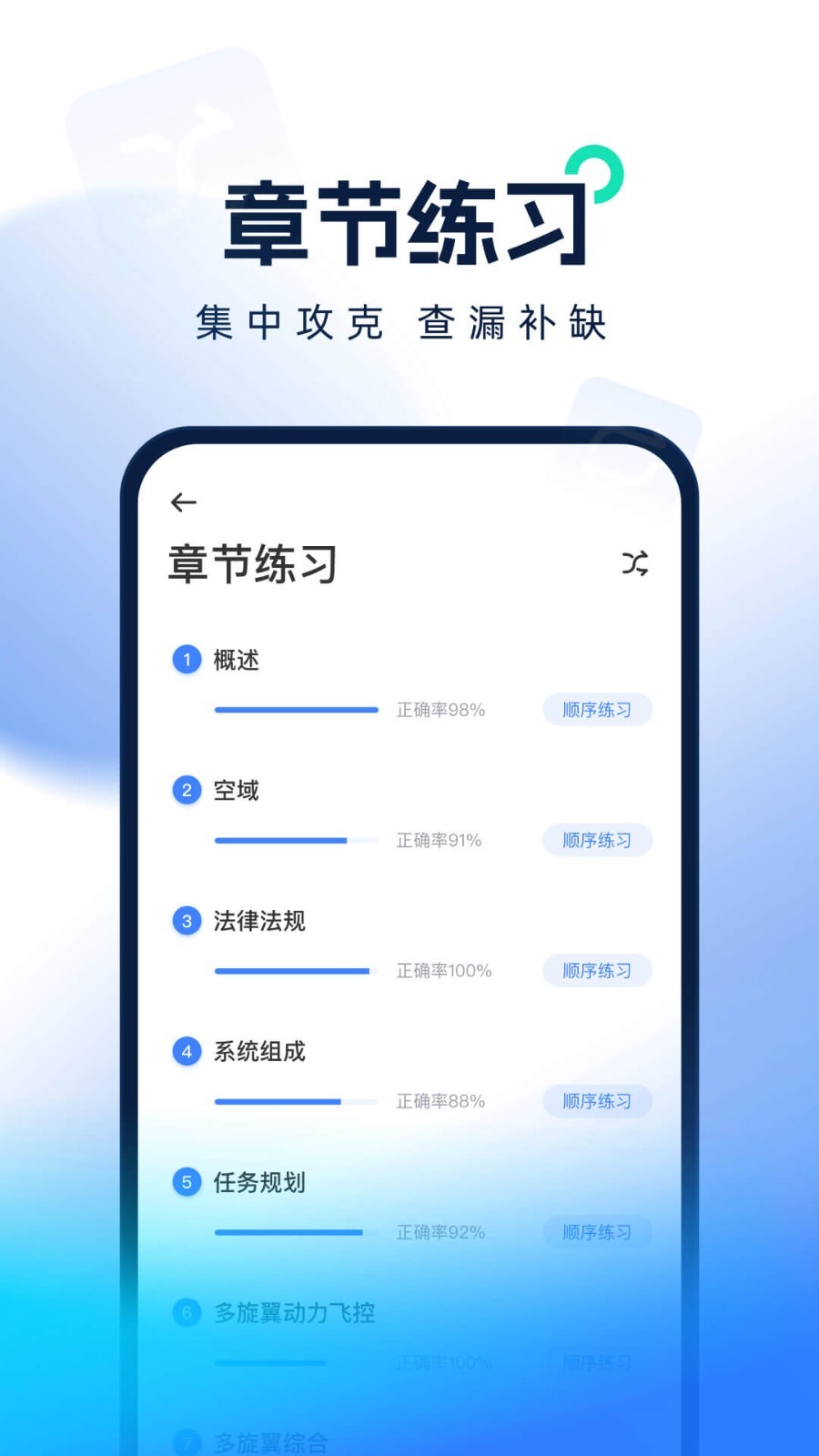 无人机考试题库app安卓版软件展示图3