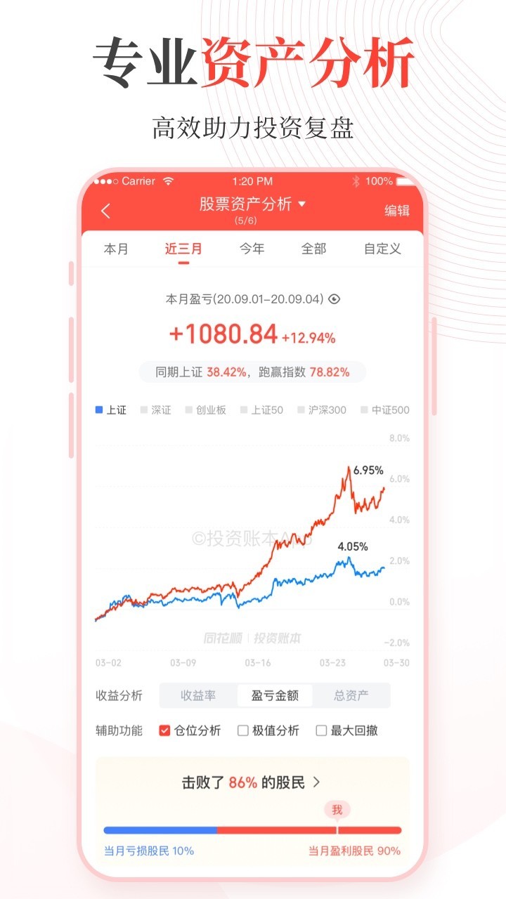 同花顺投资账本安卓版软件展示图4