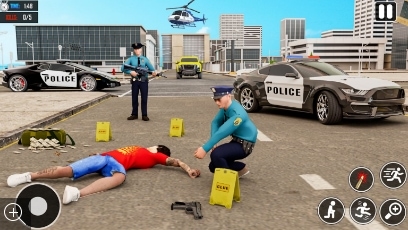 警车特技司机游戏截图1