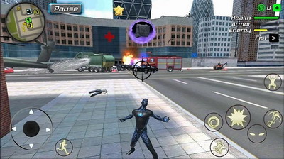 黑洞绳索英雄无限金币版中文版下载游戏截图2