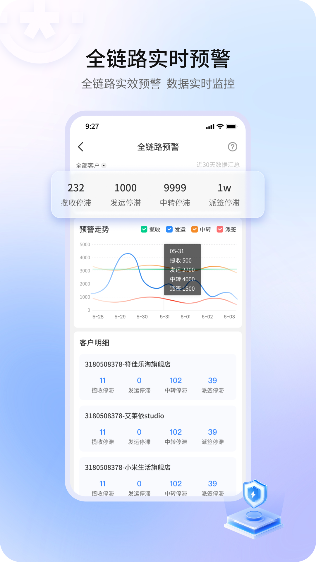 韵达客户管家安卓版软件展示图2