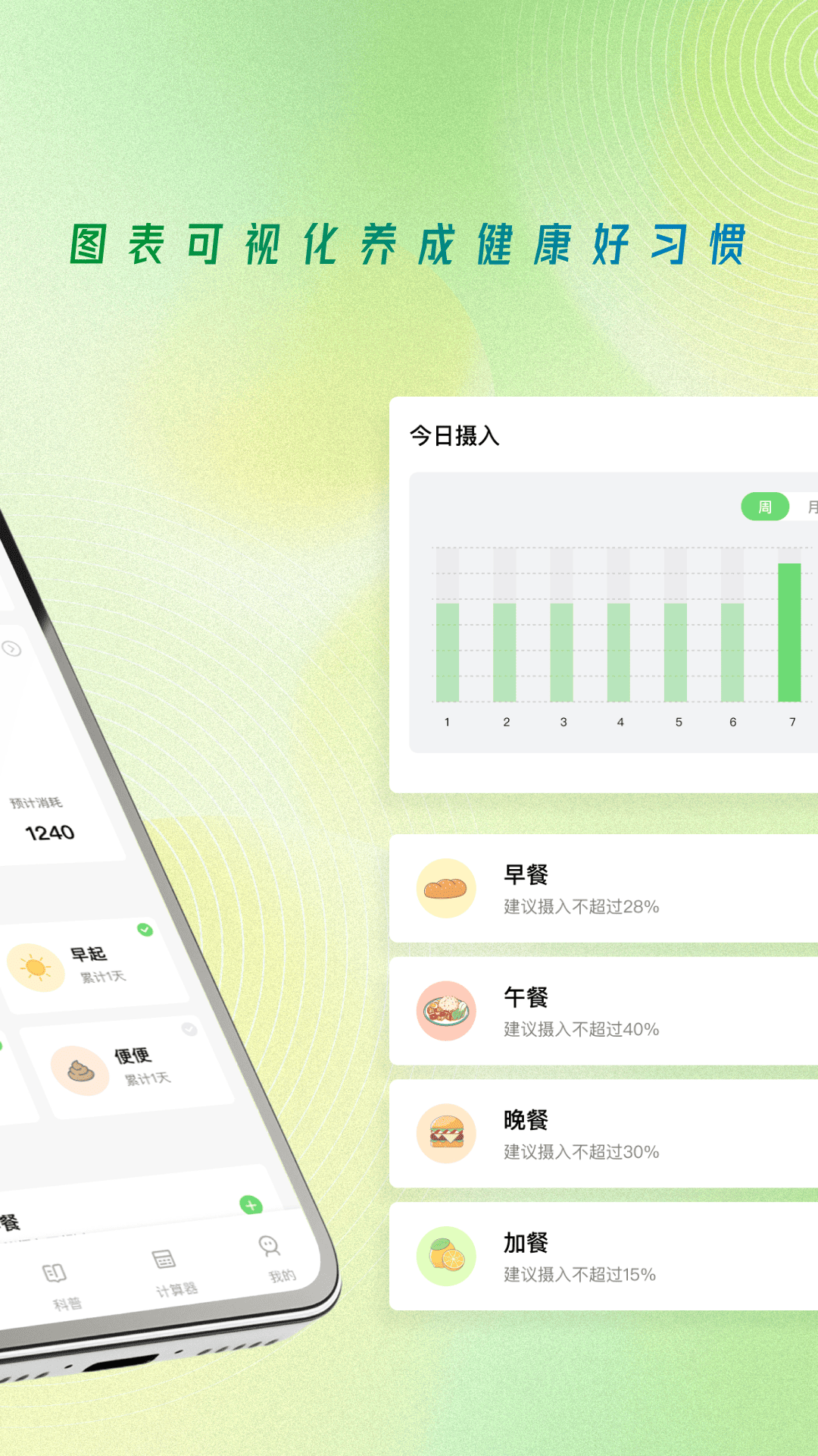 饮食记录免费app安卓版软件展示图2