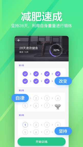 运动健身速成fit安卓版软件展示图3