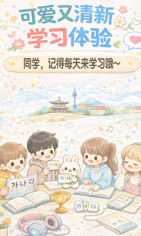 韩语学习入门安卓版软件展示图4