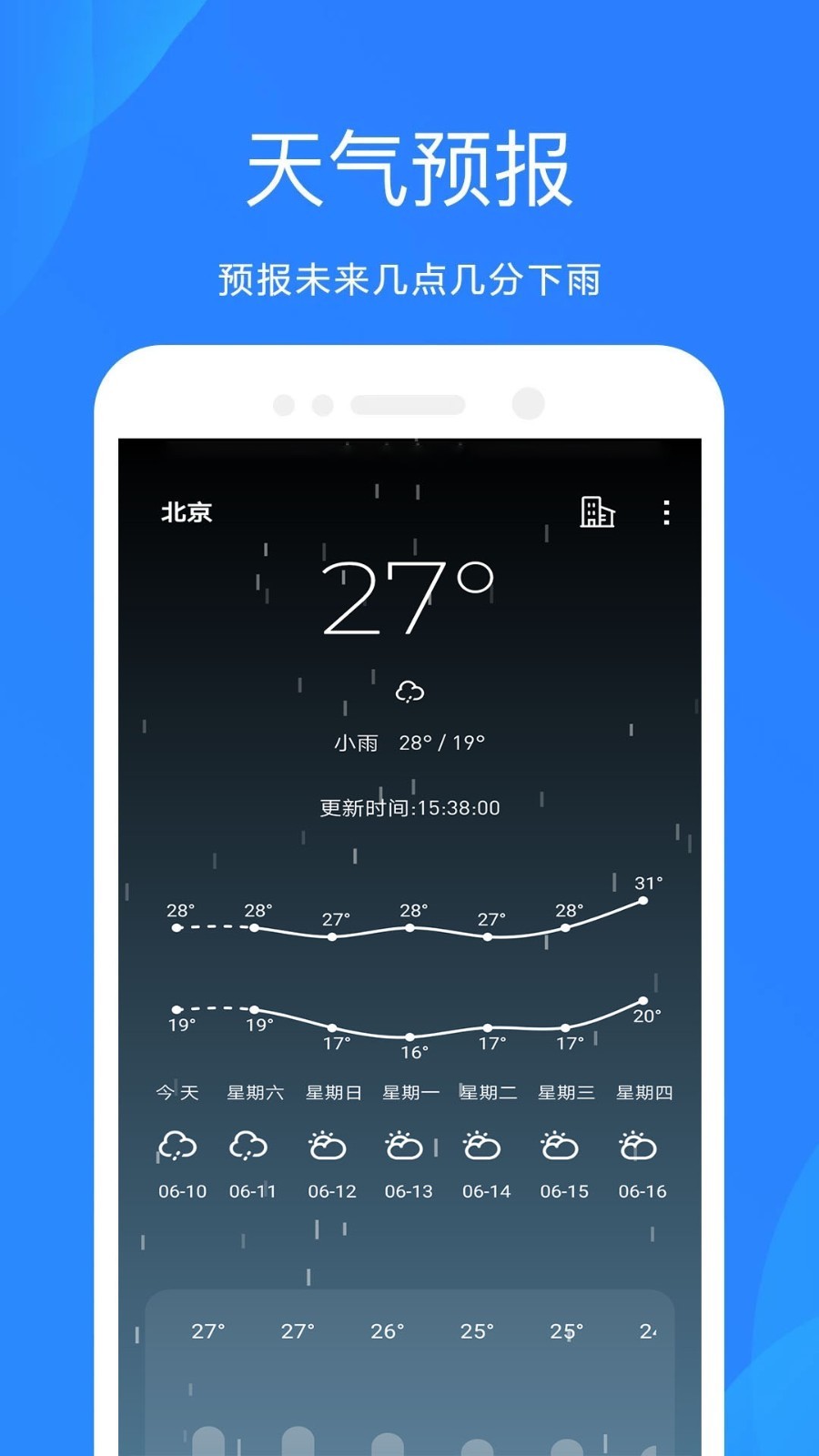 随手天气预报安卓版软件展示图1
