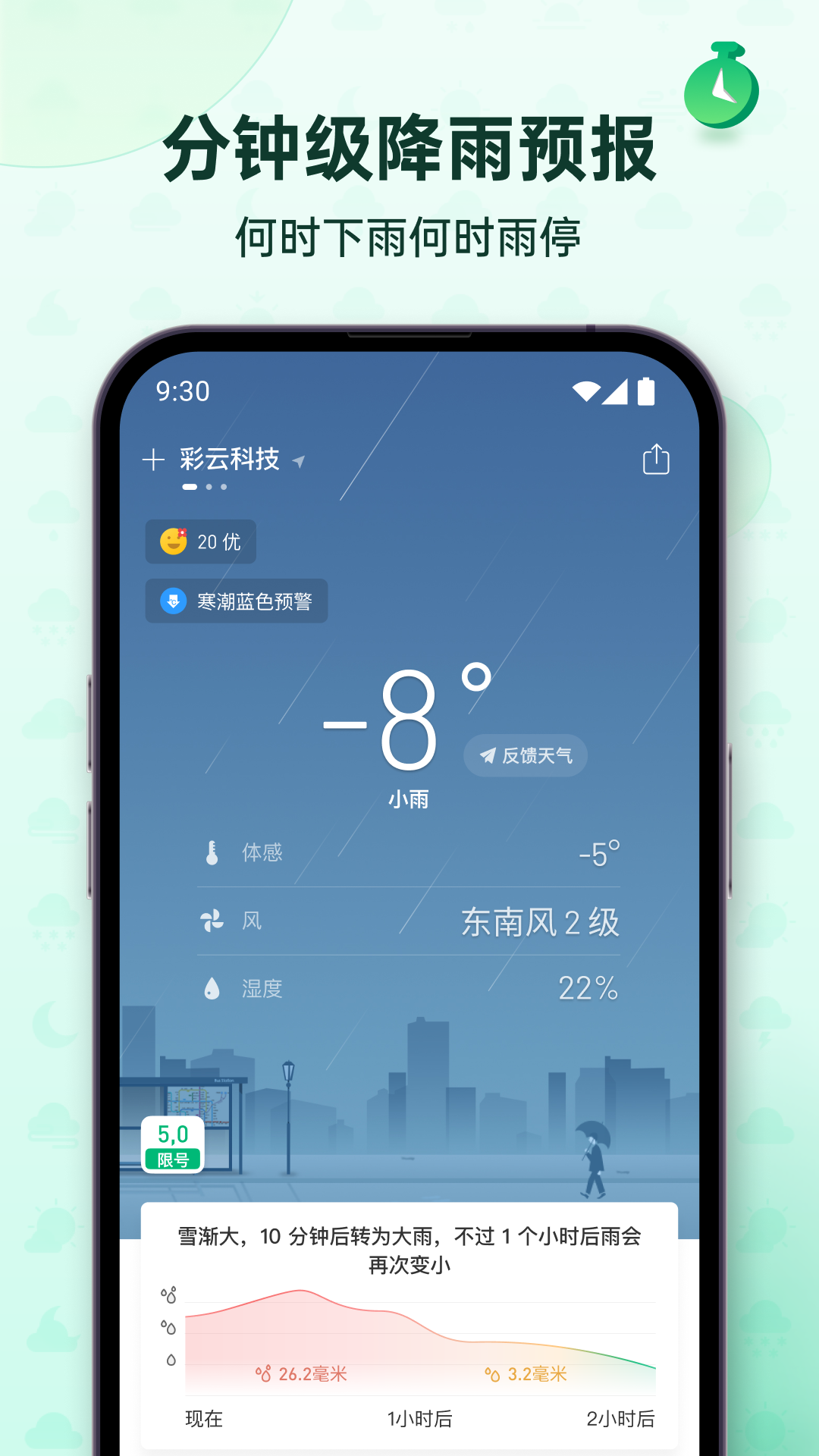 彩云天气安卓版软件展示图1