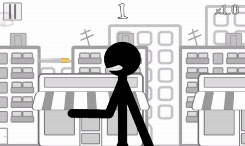 火柴人疯狂子弹游戏截图1
