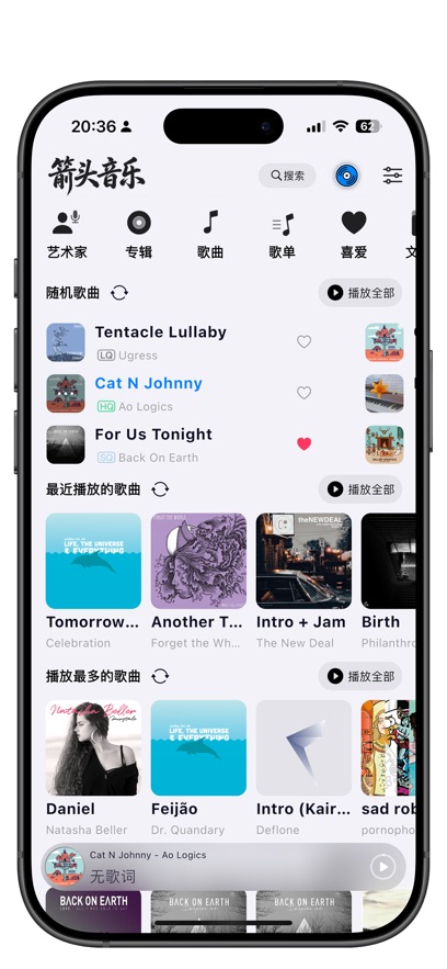箭头音乐安卓版软件展示图1