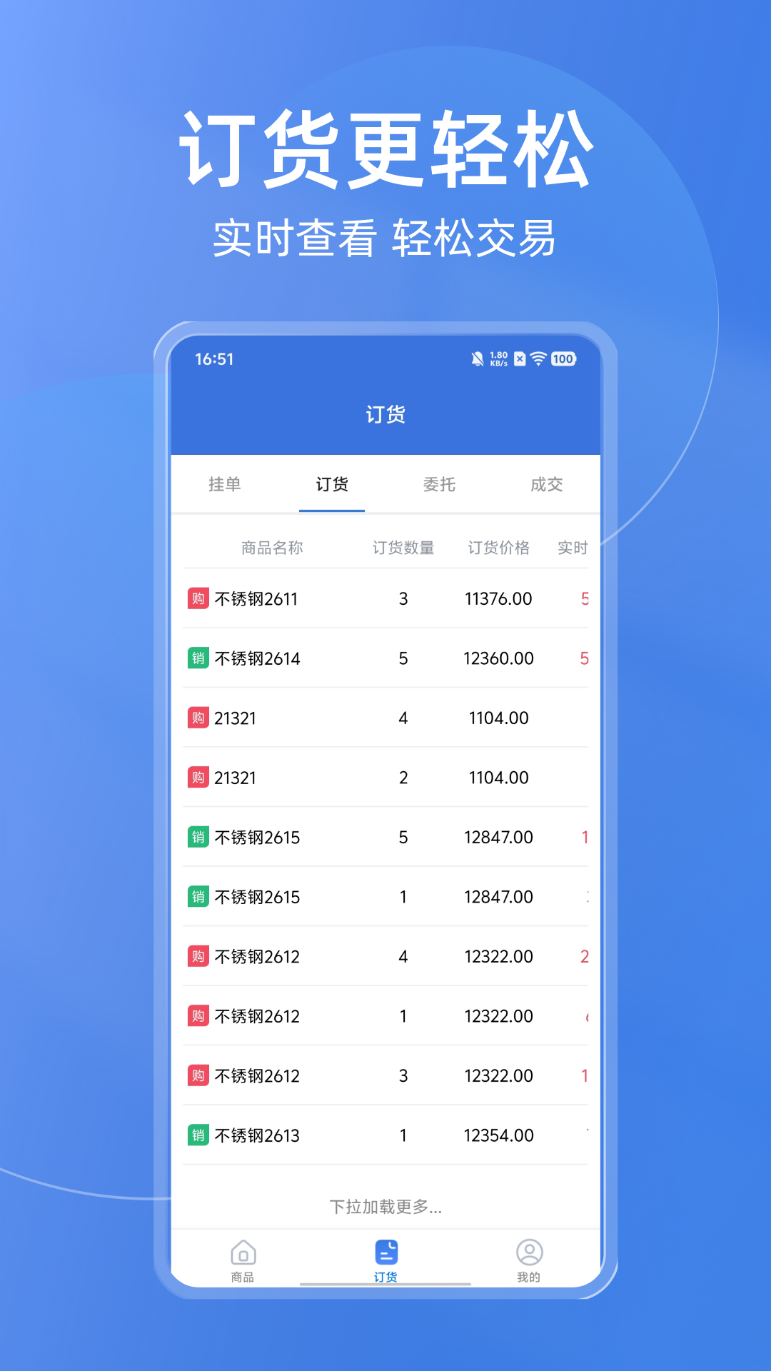 买钢乐订购app安卓版软件展示图2
